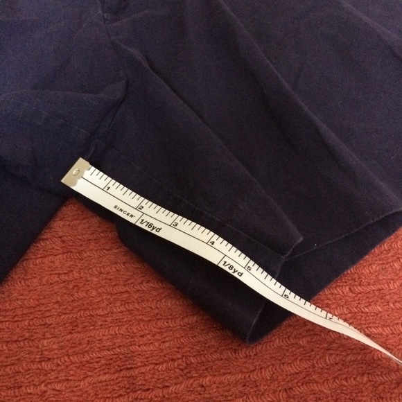 Vintage Blue Cotton Shorts - Picture 7 of 8